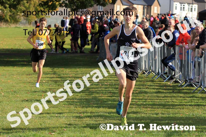 Mens under-17s 2022 Northern Cross Country Relays, Graves Park, Sheffield. Photo: David T. Hewitson/Sports for All Pics